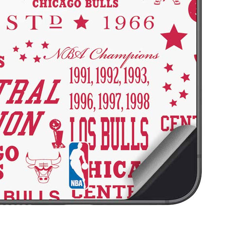 NBA Chicago Bulls Historic Blast Galaxy S25 Skin